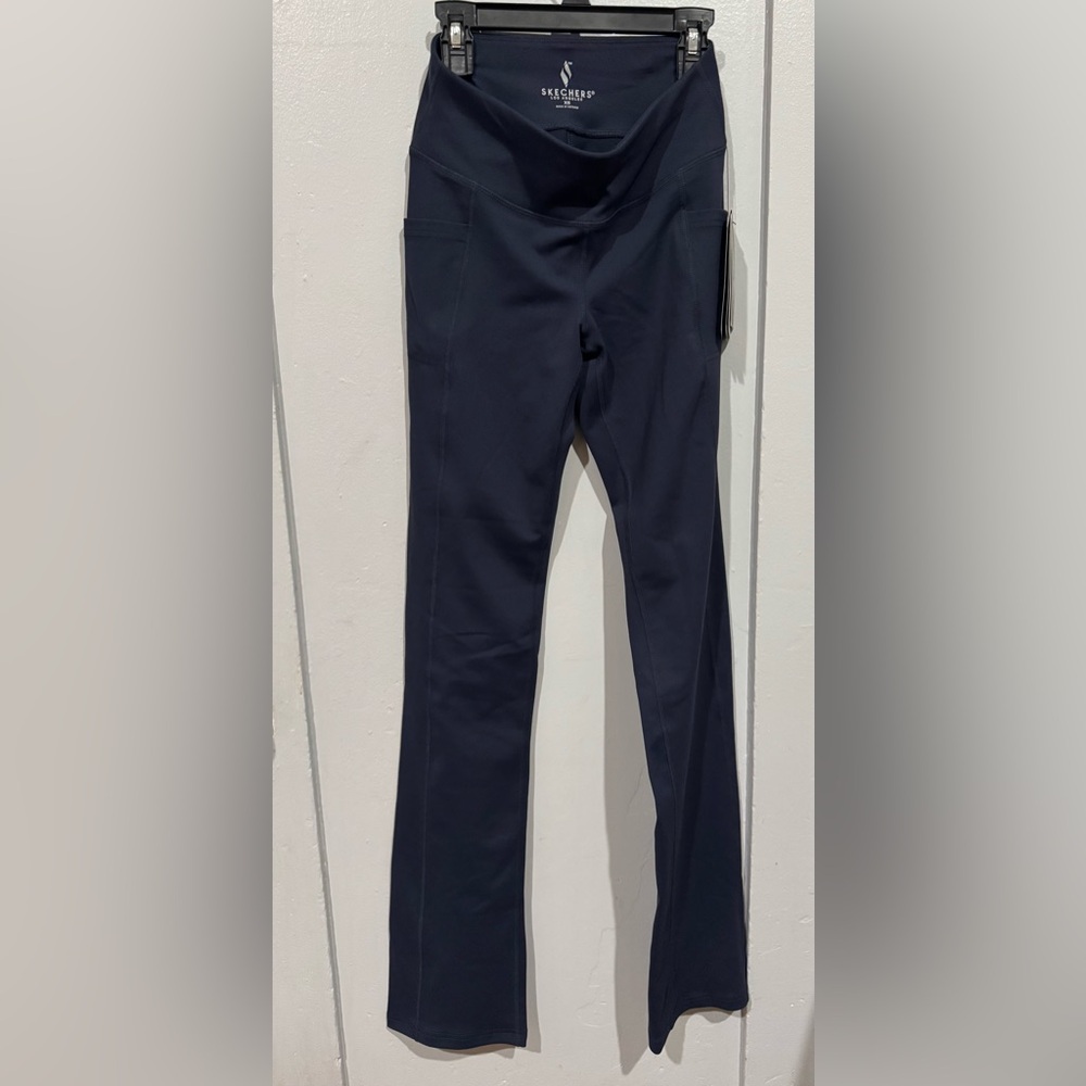 Skechers Navy Blue Activewear Leggings - Picture 2 of 8
